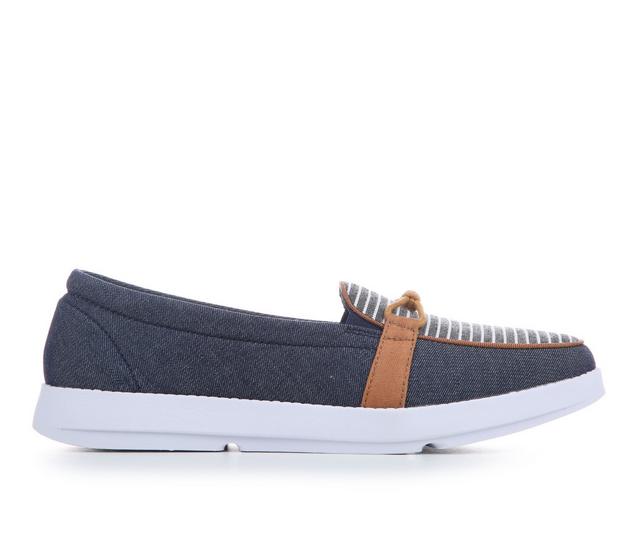 Women's Island Surf Gia Boat Shoes in Navy color