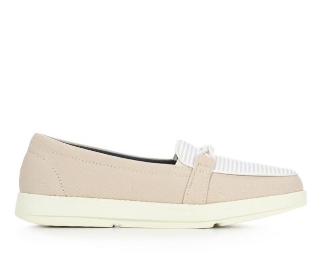 Women's Island Surf Gia Boat Shoes in Taupe color