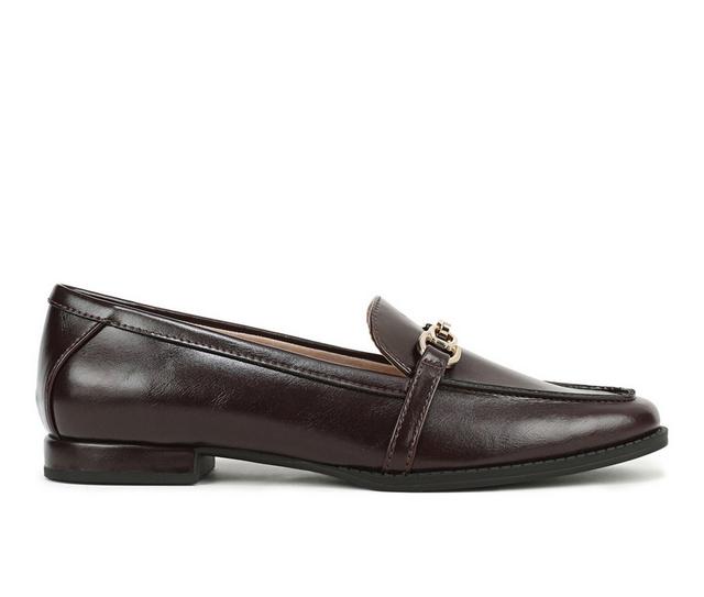 Women's LifeStride Francine Loafers in Choco Plum color