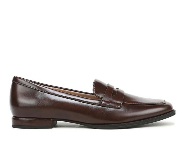 Women's LifeStride Frankie Loafers in Cognac color