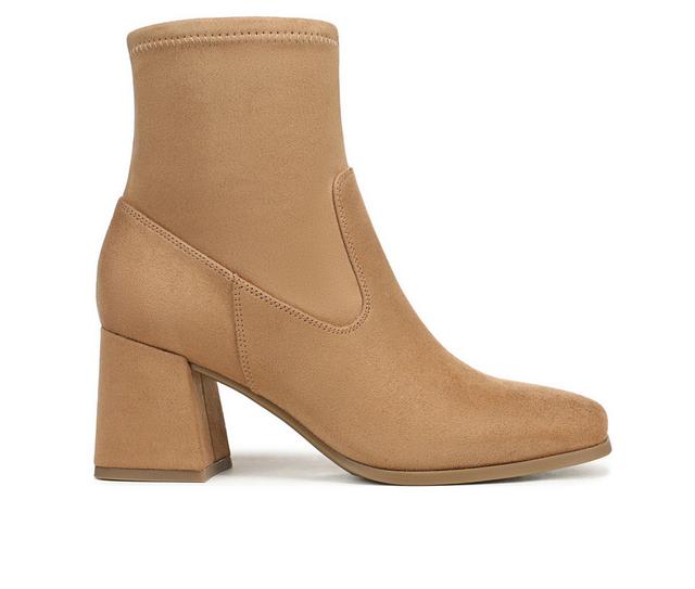 Women's LifeStride Henny Booties in Honey Tan color