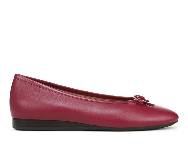 Women's Vionic Larissa Flats in Tibetan Red color