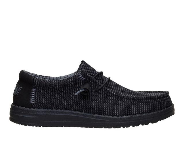 Men's HEYDUDE Men's Wally SE Stretch Sox in Black color