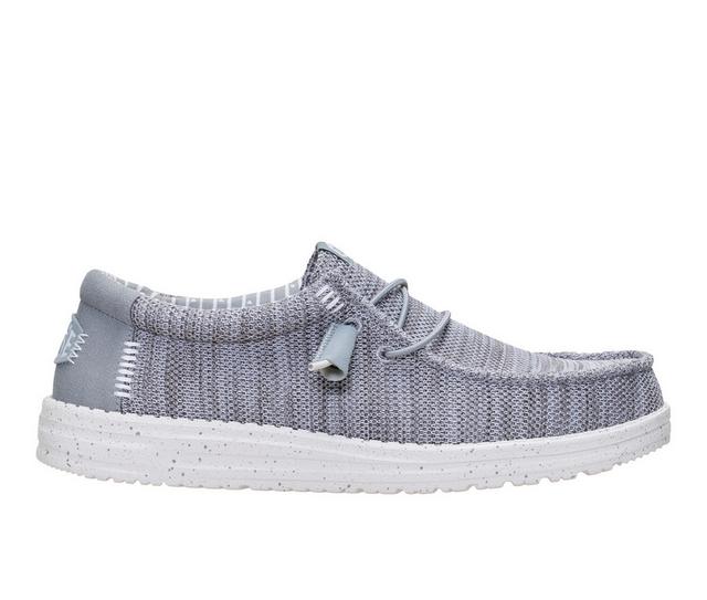 Men's HEYDUDE Men's Wally SE Stretch Sox in Grey color