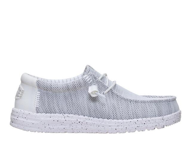 Men's HEYDUDE Men's Wally SE Stretch Sox in White color
