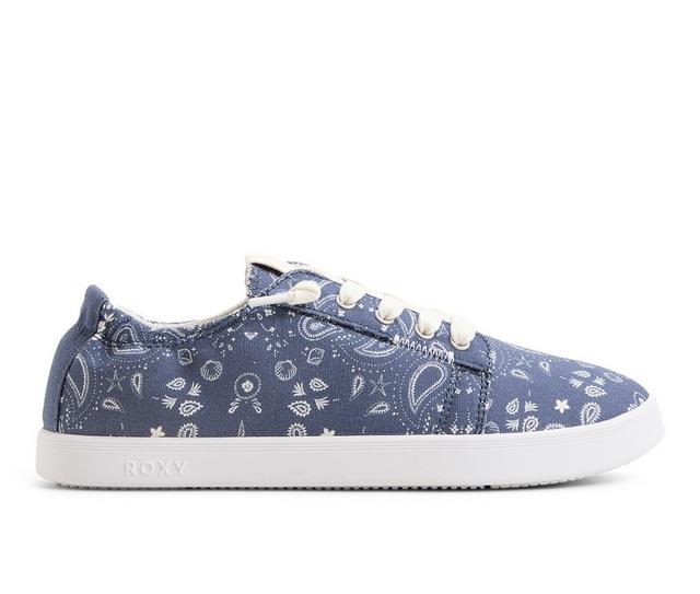 Women's Roxy Mauka Sneakers in Blue Indigo color