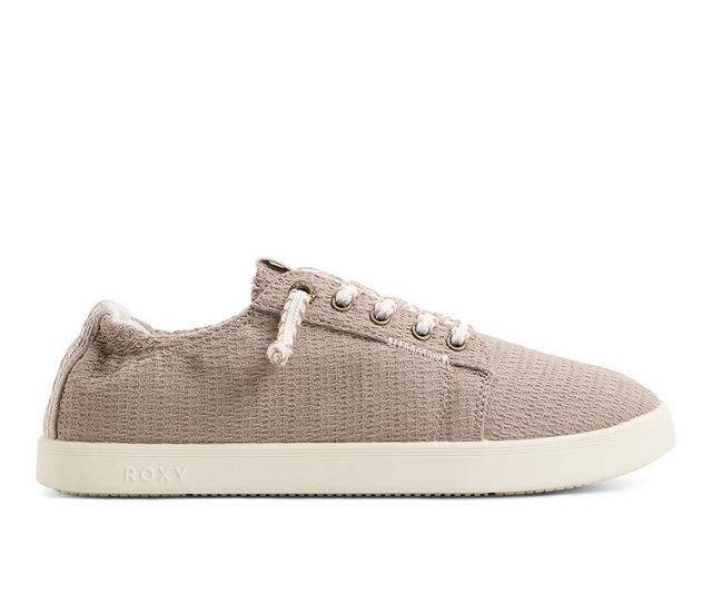 Women's Roxy Mauka Sneakers in Taupe color