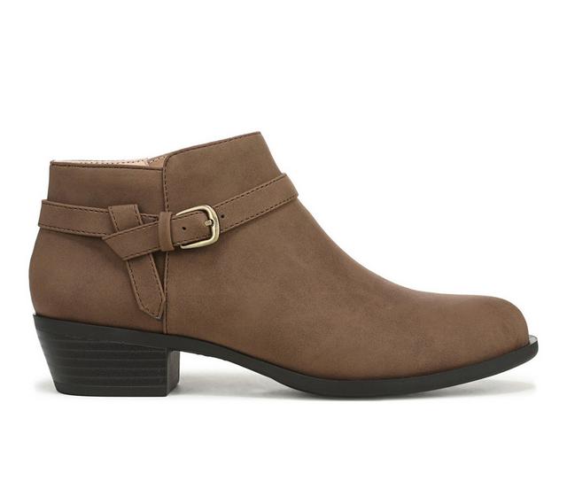 Women's LifeStride Ada Booties in Dark Taupe color
