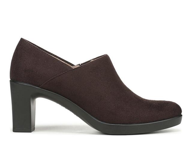 Women's LifeStride Elegant Booties in Dark Chocolate color