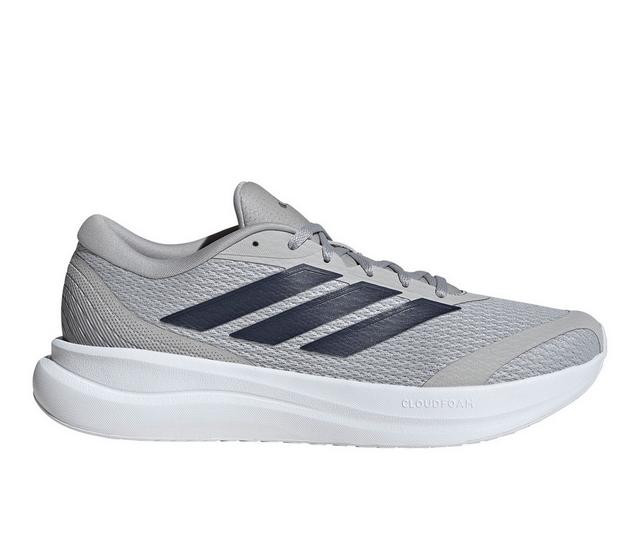 Men's Adidas RunFalcon 6 Performance Running Shoes in Grey/White color