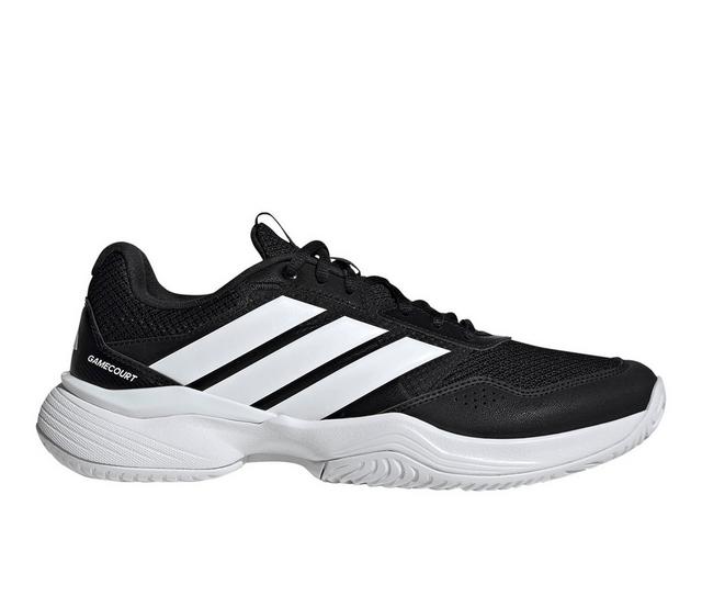 Men's Adidas Game Court 3 Mens Sneakers in Black color