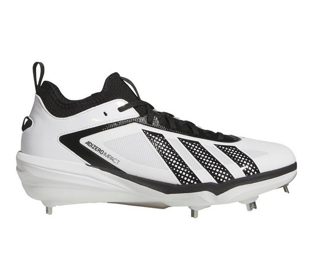 Men's Adidas Adizero Impact 3.0 Cleats Cleats in White color
