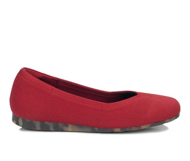 Women's Ros Hommerson Niki Flats in Red color