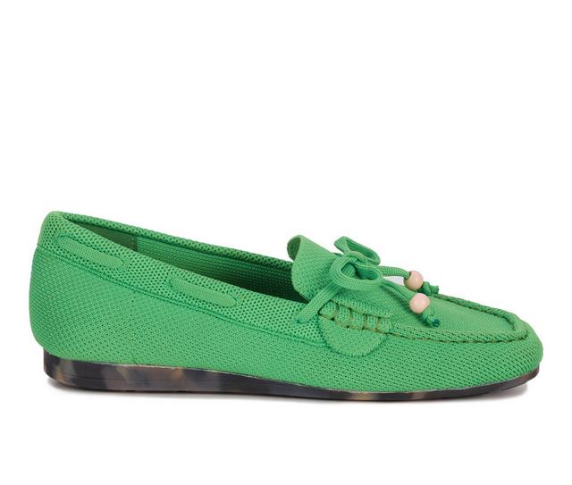 Women's Ros Hommerson Neve Flats in Green color