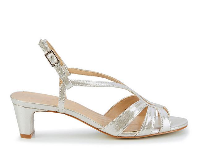 Women's Ros Hommerson Leandra Dress Sandals in Silver color