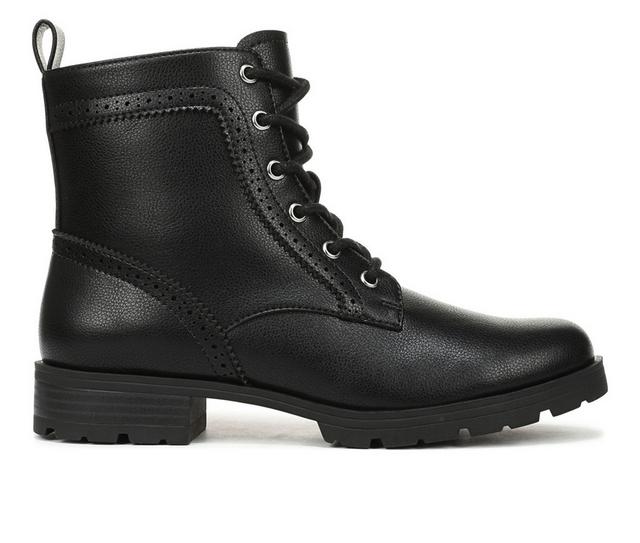 Women's LifeStride Lena Lace-up Boots in Black color