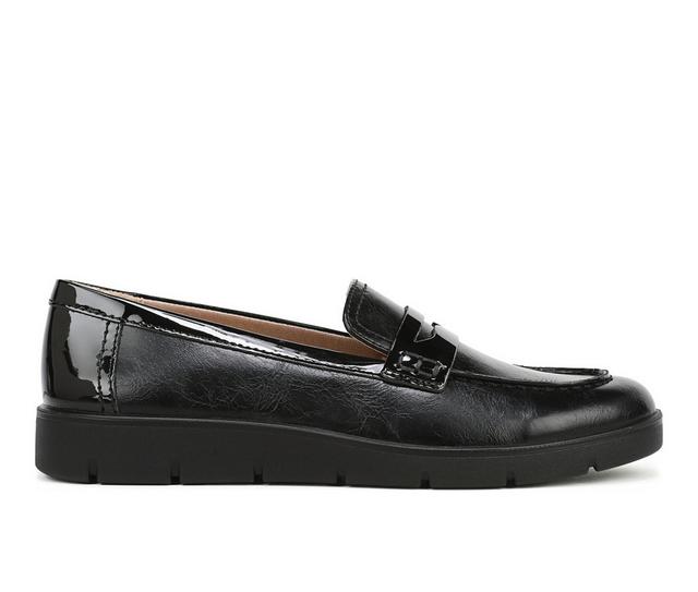 Women's LifeStride Veronica 2 Loafers in Black PU color