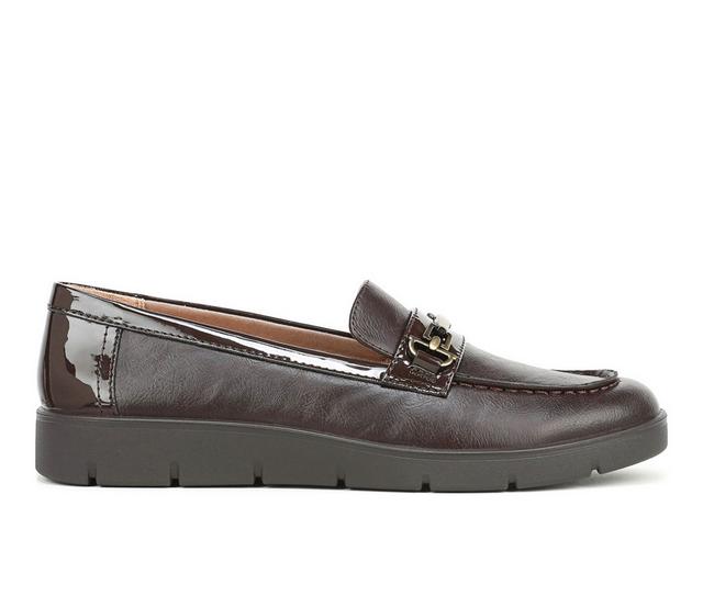 Women's LifeStride Vineyard Loafers in Dark Chocolate color