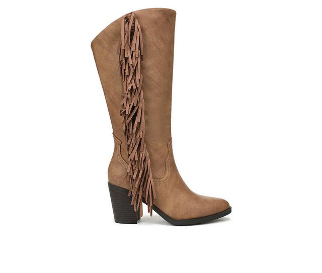 Women's Blowfish Malibu Criss 2 Knee High Boots in Tan color