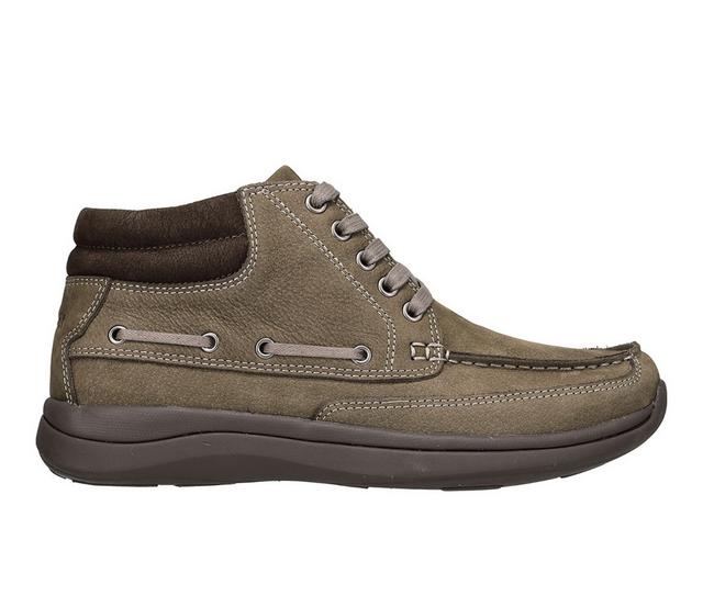Men's Propet Portland Dress Shoes in Morel color