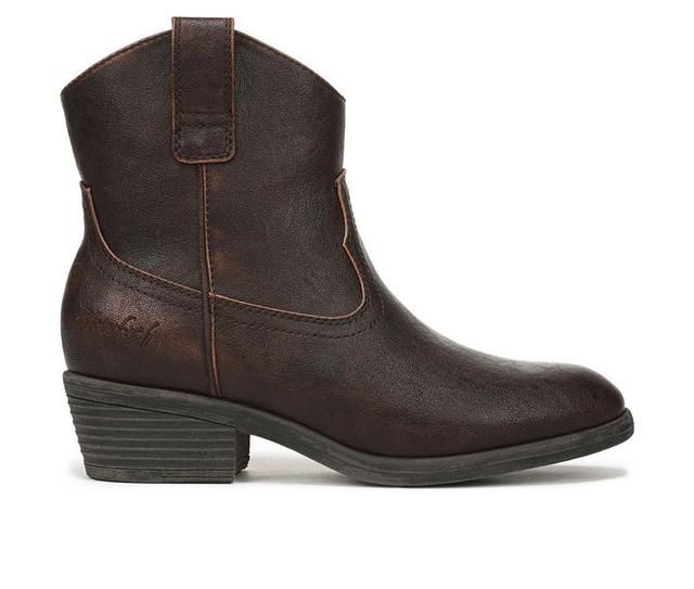 Women's Blowfish Malibu Southwest Western Booties in Brown color