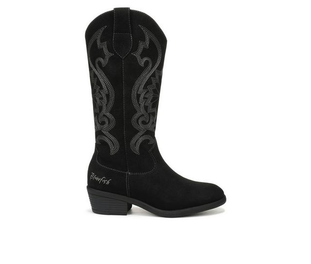 Women's Blowfish Malibu Stutter Western Boots in Black color