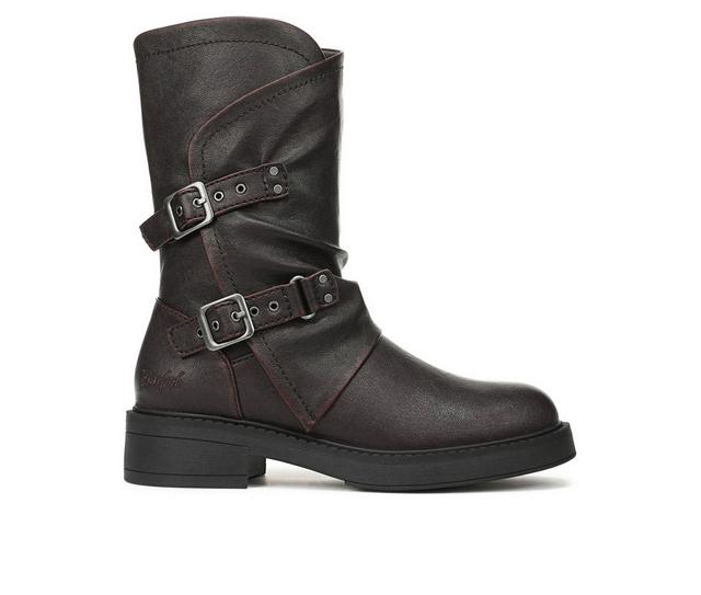 Women's Blowfish Malibu Venice 2 Moto Booties in WINE color