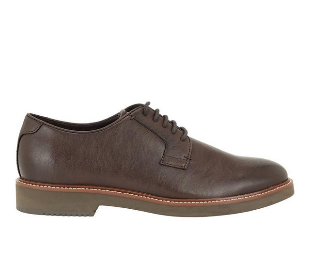 Men's Calvin Klein Torrean Oxfords in Dark Brown color