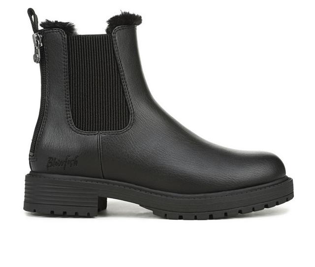 Women's Blowfish Malibu Amora Cozy Chelsea Boots in Black color