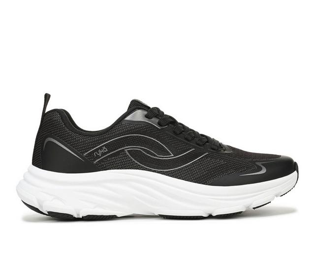 Women's Ryka Devine Max Walking Shoes in Black color