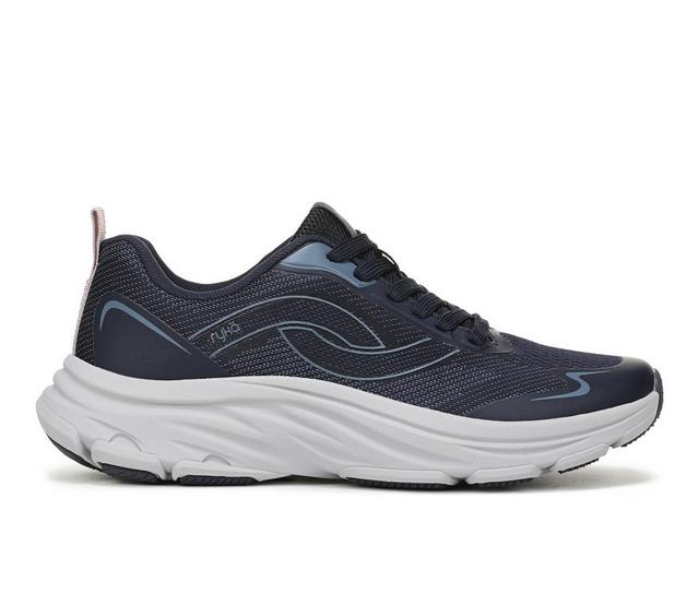 Women's Ryka Devine Max Walking Shoes in Acadamy Blue color