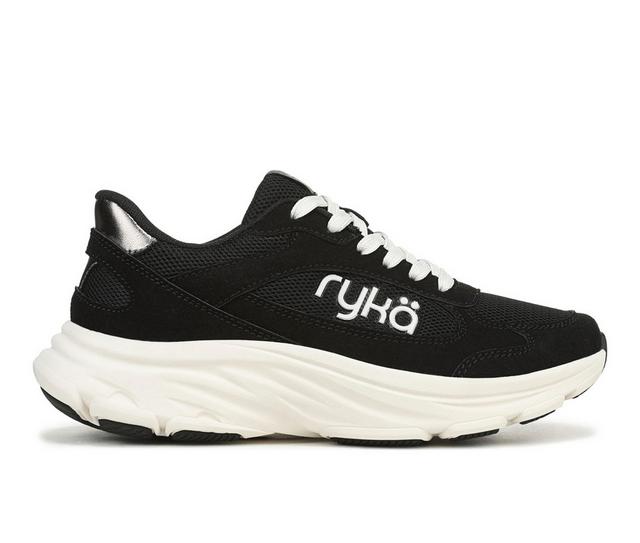 Women's Ryka Devine Max Classic Walking Shoes in Black color