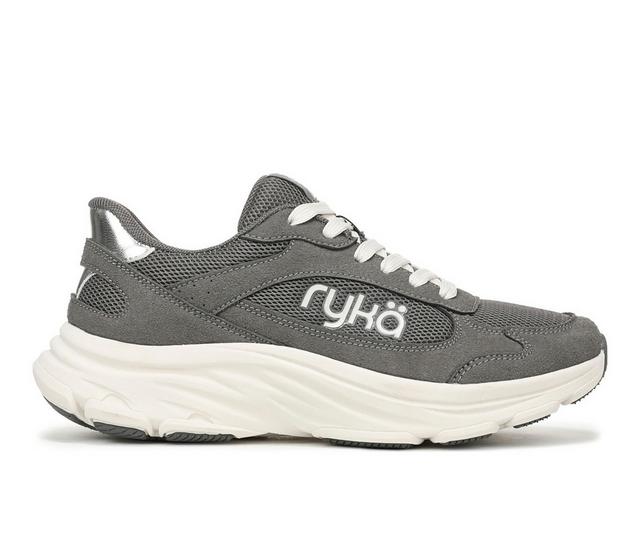 Women's Ryka Devine Max Classic Walking Shoes in Granite Greige color