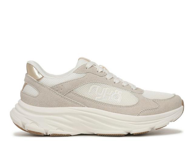 Women's Ryka Devine Max Classic Walking Shoes in Gardenia White color