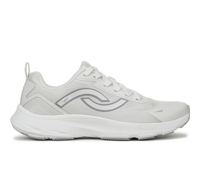 Women's Ryka Devine Walking Shoes in Brilliant White color