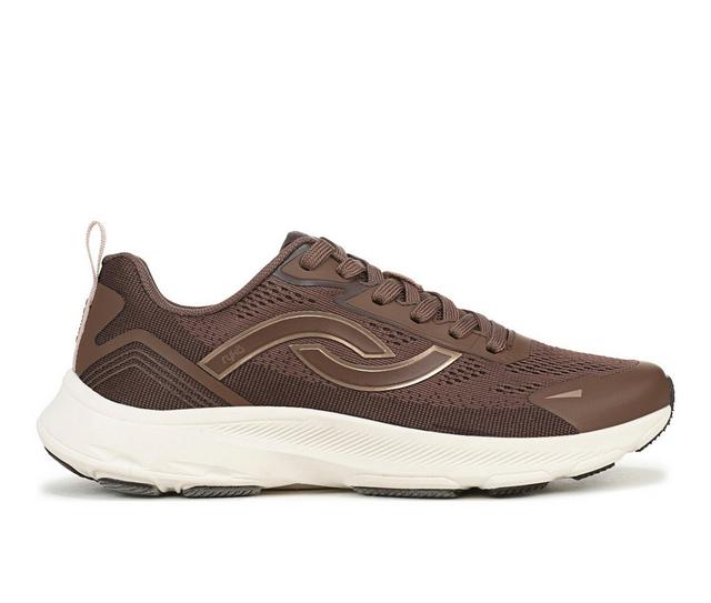 Women's Ryka Devine Walking Shoes in Fudge Brown color