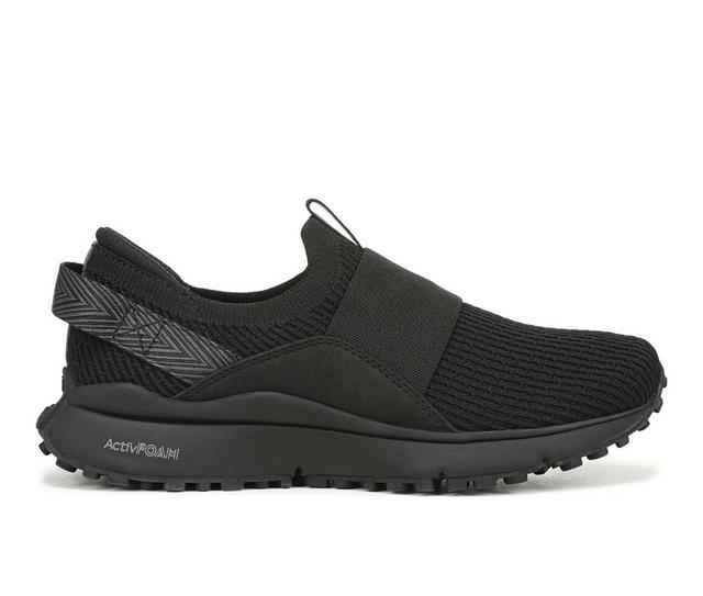Women's Ryka Jumpstart Knit Sneakers in Black/Black color