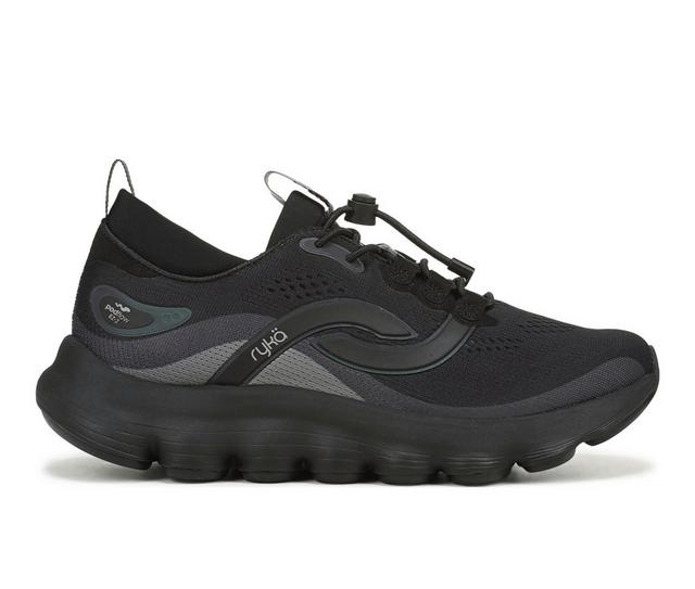 Women's Ryka Podflow Ez 2 Walking Shoes in Black color