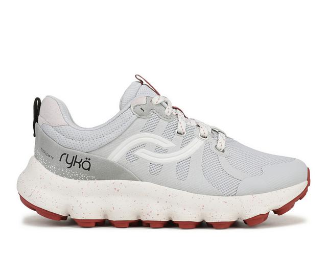 Women's Ryka Podflow Tr Walking Shoes in Vapor Grey color