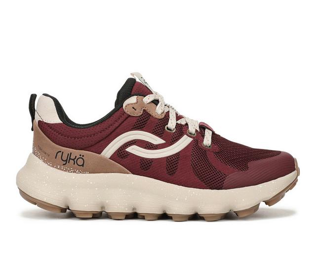 Women's Ryka Podflow Tr Walking Shoes in Windsor Red color