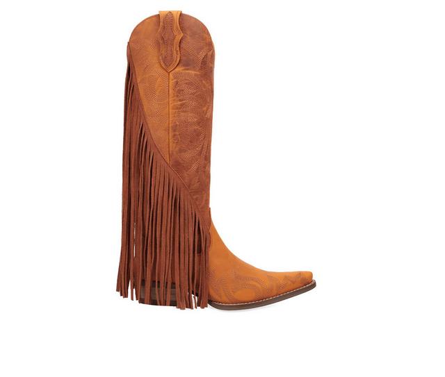 Women's Dingo Boot Walk West Western Boots in Rust color