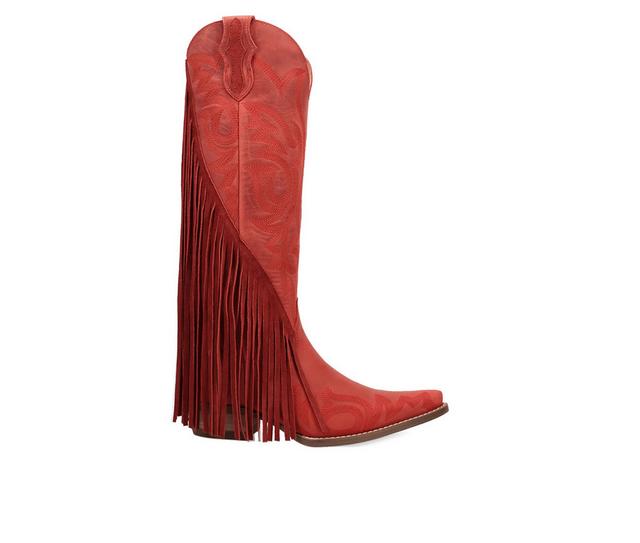 Women's Dingo Boot Walk West Western Boots in Red color