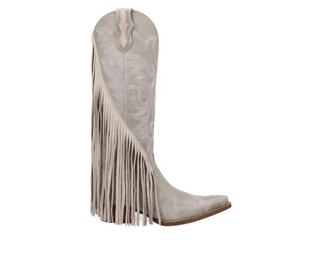 Women's Dingo Boot Walk West Western Boots in White color