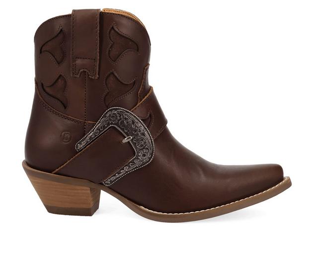 Women's Dingo Boot Saddle Up Western Boots in Brown color