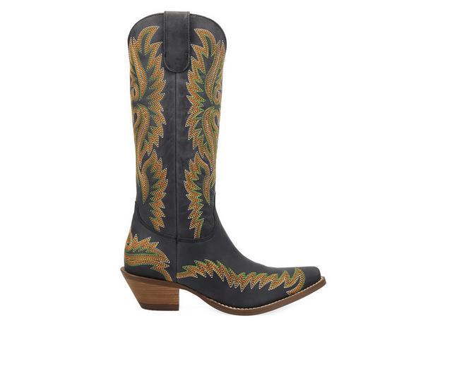 Women's Dingo Boot Lantana Western Boots in Black color