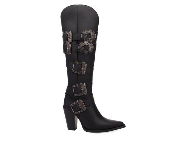 Women's Dingo Boot Spurwest Western Boots in Black color