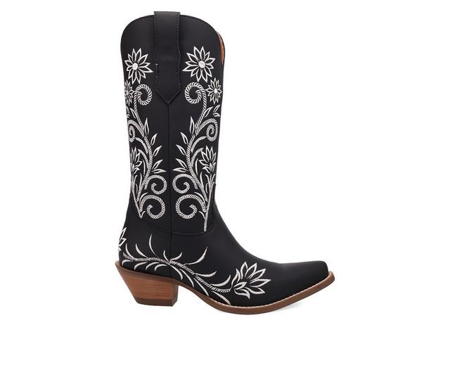 Women's Dingo Boot Buttercup Boot Western Boots in Black color