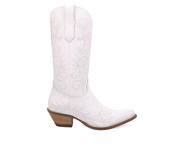 Women's Dingo Boot Buttercup Boot Western Boots in White color