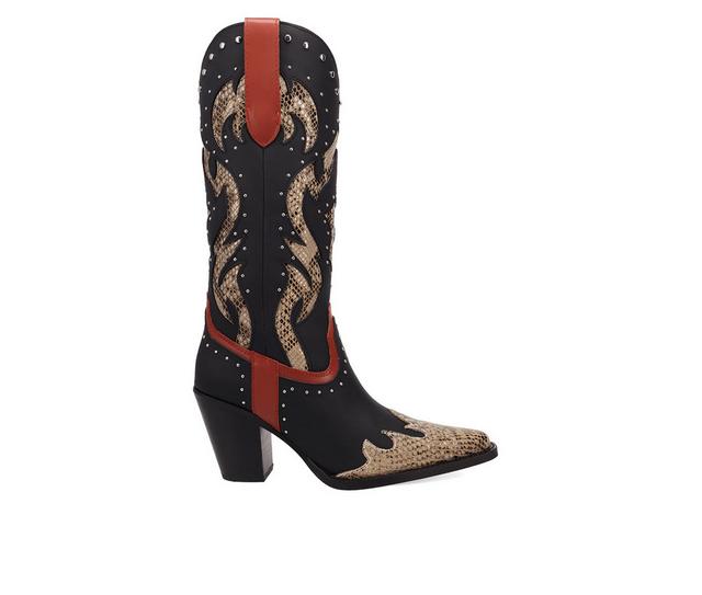 Women's Dingo Boot Untamed Western Boots in Black color