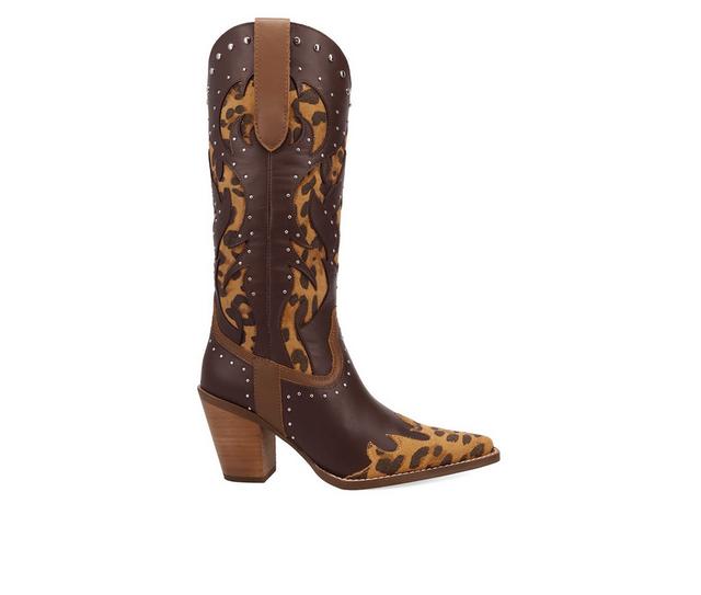 Women's Dingo Boot Untamed Western Boots in Leopard color